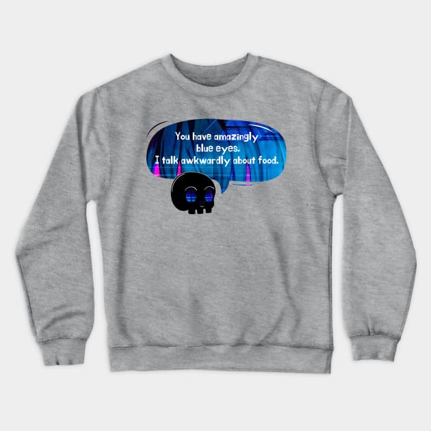 Funny Bootlet Bad Translation of Awkward Flirting Crewneck Sweatshirt by raspberry-tea